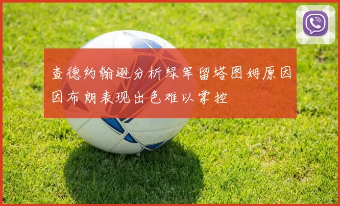 查德约翰逊分析绿军留塔图姆原因因布朗表现出色难以掌控